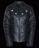 Image #2 - Milwaukee Leather Women's Reflective Star Leather Jacket, Black, hi-res