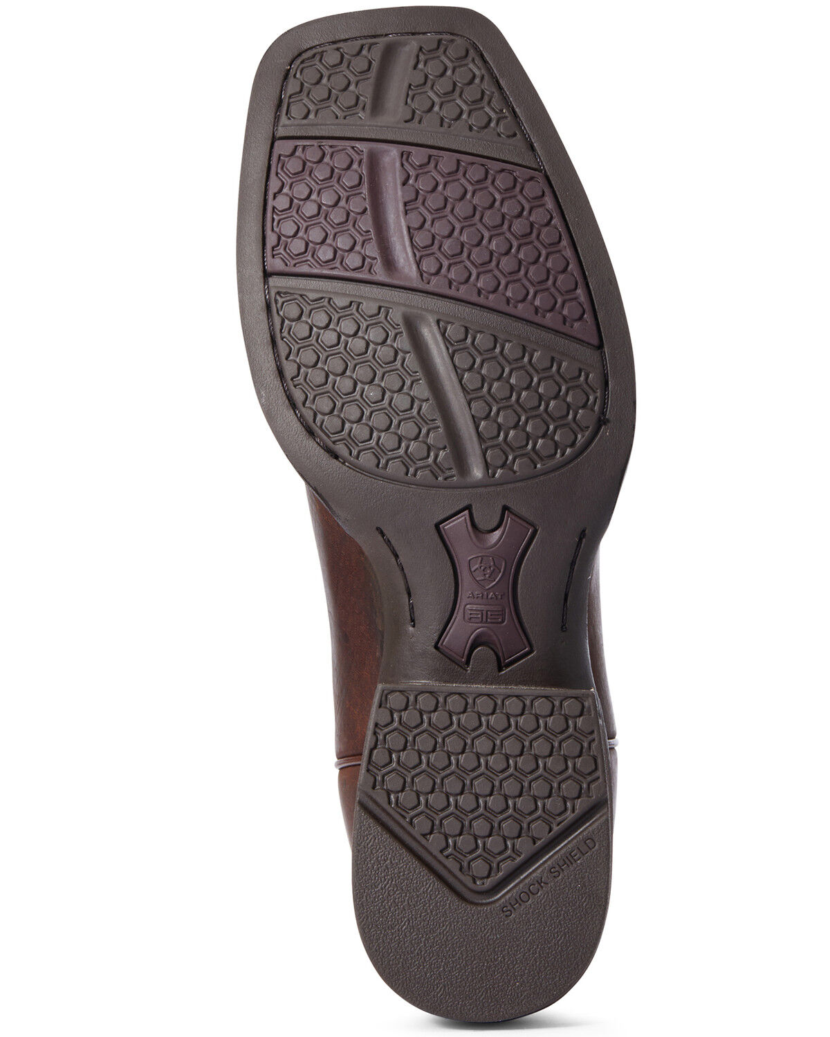 Image #5 - Ariat Men's Amos Barley Western Performance Boots - Broad Square Toe, Tan, hi-res