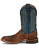 Image #3 - Justin Men's Poston Western Boots - Broad Square Toe , Brown, hi-res