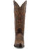 Black Star Women's Lockhart Embroidered Leather Western Boot - Snip Toe , Brown, hi-res