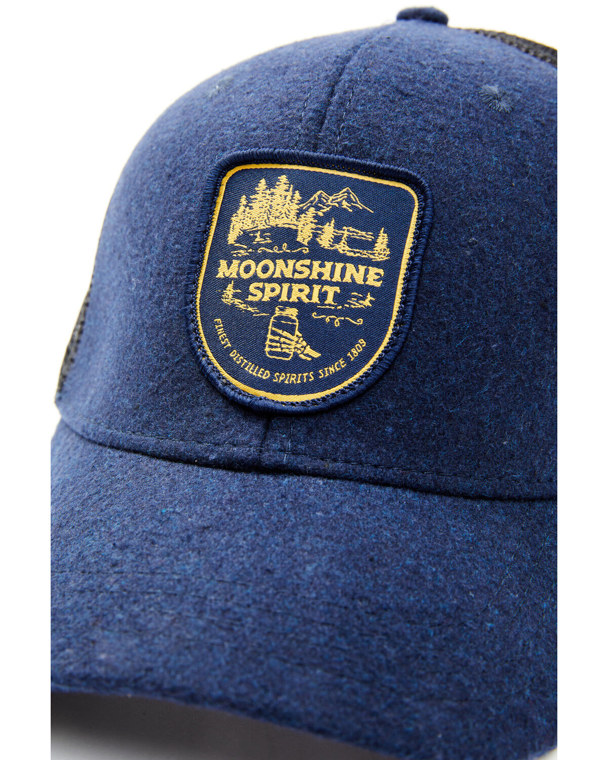 Image #2 - Moonshine Spirit Men's Navy Outdoor Jar Logo Patch Mesh Back Ball Cap, Navy, hi-res