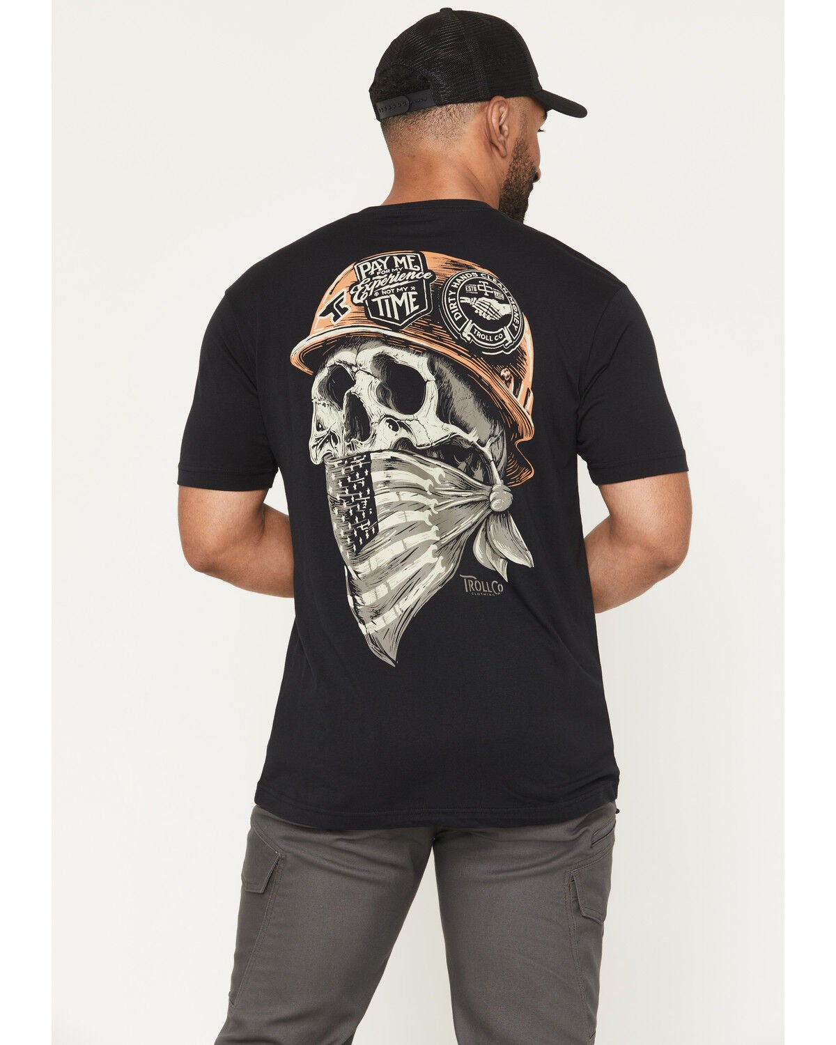 Image #1 - Troll Co Men's Headstrong Short Sleeve Graphic T-Shirt, Black, hi-res