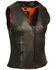 Image #1 - Milwaukee Leather Women's Studded Zip Front Vest, Black, hi-res