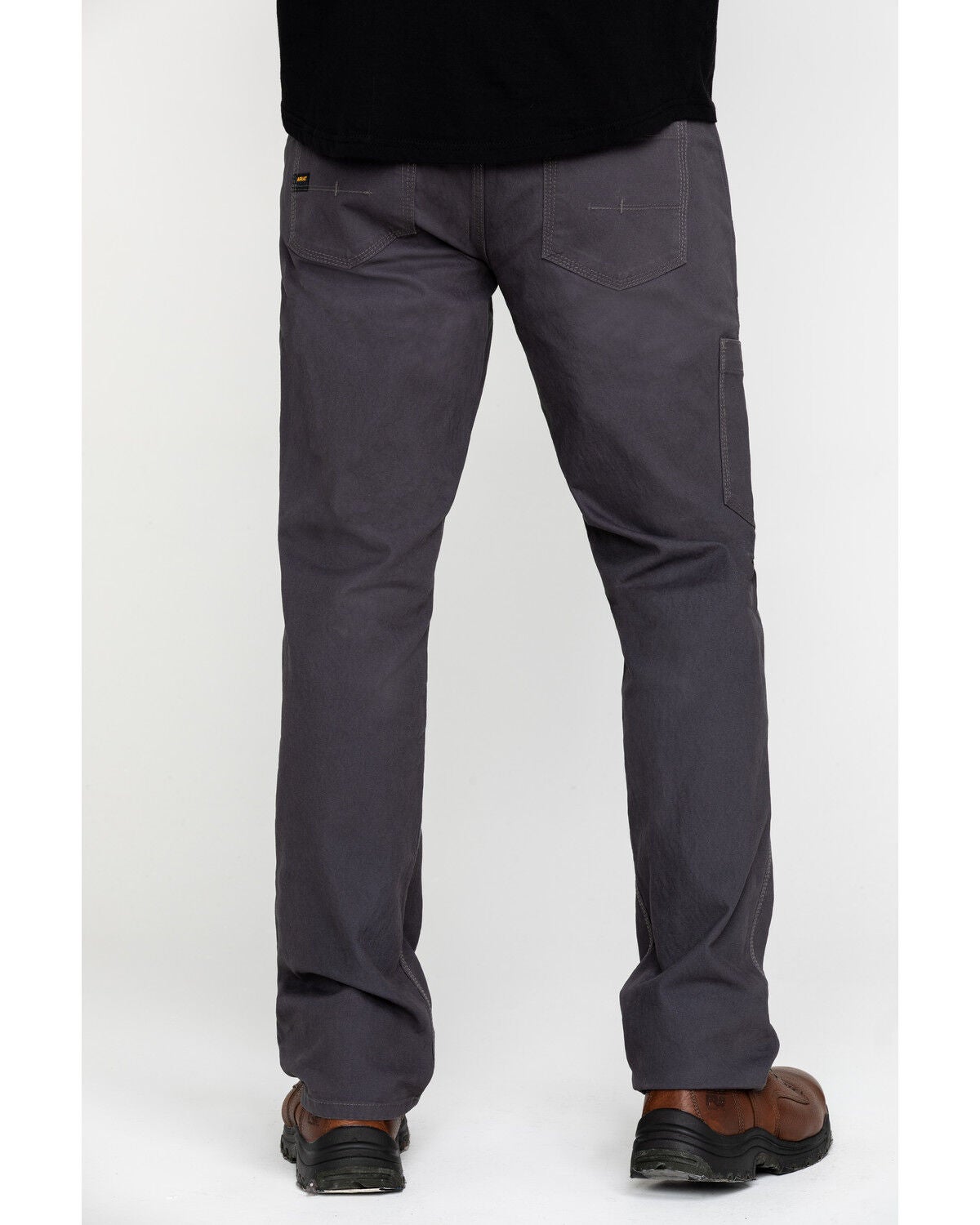 Ariat Men's Gray Rebar M4 Made Tough Durastretch Straight Leg Work Pants, Grey, hi-res