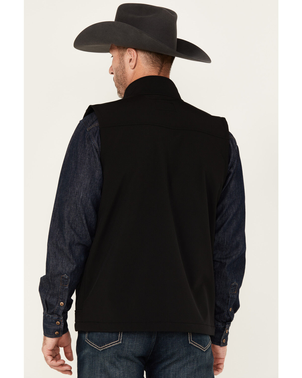 Image #4 - Cody James Men's Estacado Concealed Carry Softshell Vest - Big, Black, hi-res