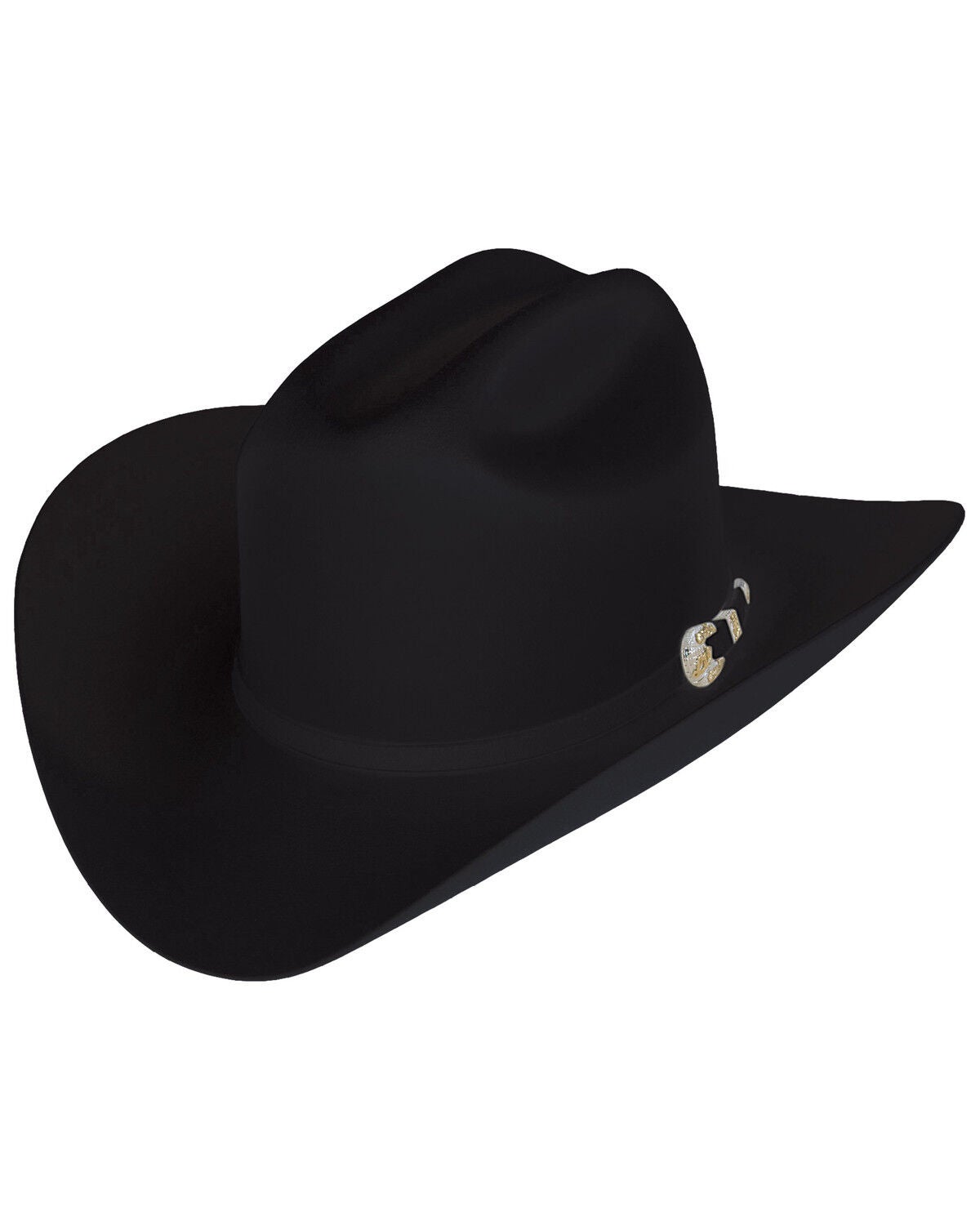 Larry Mahan Imperial 1000X Felt Cowboy Hat, Black, hi-res