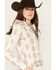 Shyanne Women's Southwestern Pullover Hoodie, White, hi-res
