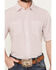 Resistol Men's Chester Plaid Print Short Sleeve Button Down Western Shirt, Red, hi-res