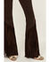 Idyllwind Women's Coffee Bean Mid Rise Rebel Fringe Bootcut Jeans , Dark Brown, hi-res