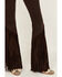 Image #2 - Idyllwind Women's Coffee Bean Mid Rise Rebel Fringe Bootcut Jeans , Dark Brown, hi-res