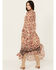Free People Women's See It Through Floral Long Sleeve Maxi Dress, Multi, hi-res
