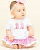 Kiddie Korral Infant Girls' Bandana Print Infant Dress - 6-24 mos., Pink, hi-res