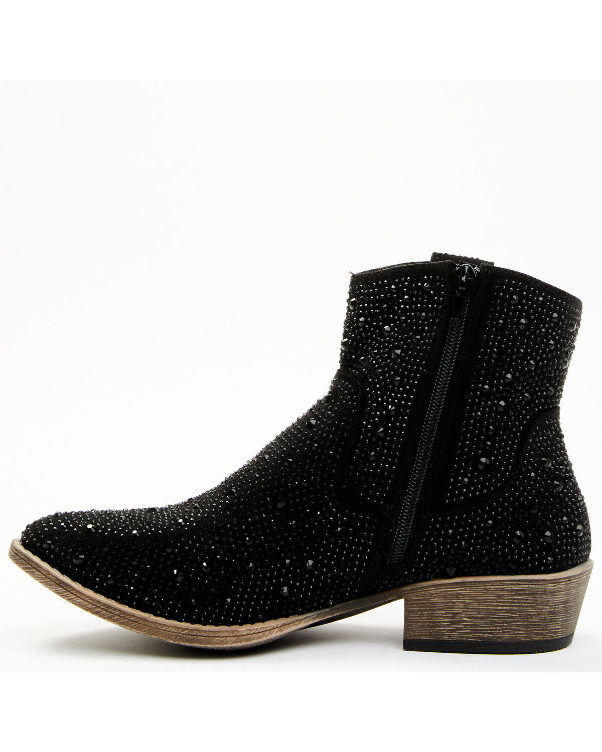Image #3 - Very G Women's Kady Low 2 Western Booties - Round Toe, Black, hi-res