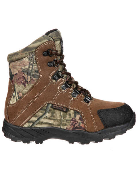 Image #2 - Rocky Boys' Hunting Waterproof Insulated Boots, Brown, hi-res
