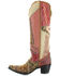 Image #3 - Old Gringo Women's Blow Out Western Boots - Snip Toe, Multi, hi-res