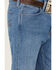 Blue Ranchwear Men's Bronc Rider Light Medium Wash Rigid Regular Straight Jeans , Light Medium Wash, hi-res