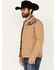 Image #2 - Cody James Men's Southwestern Print Canvas Button-Down Jacket, , hi-res