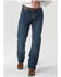 Image #1 - Wrangler 20X Men's 01MWX Dark Wash Competition Relaxed Bootcut Jeans, Vintage Blue, hi-res