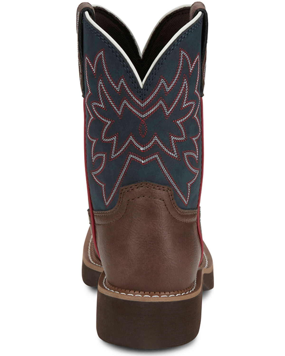 Image #5 - Justin Women's Gypsy Western Boots - Broad Square Toe, Brown, hi-res