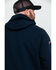 Image #2 - Ariat Men's FR Primo Fleece Logo Hooded Work Sweatshirt - Tall, Navy, hi-res
