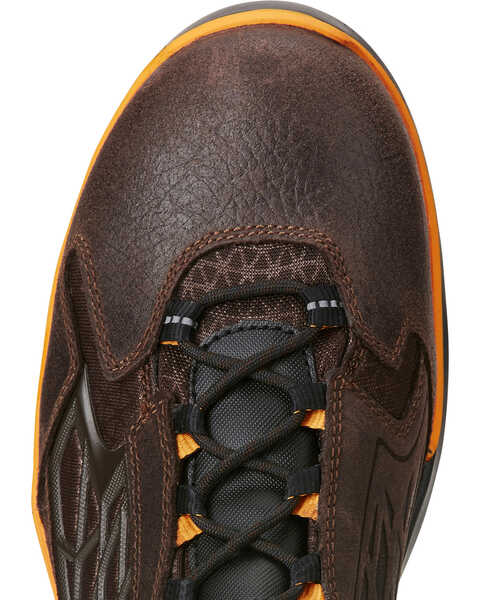 Image #4 - Ariat Men's Rebar 6" Flex Work Boots - Composite Toe, Chocolate, hi-res