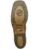 Double H Men's Dark Brown Elk Western Boots - Broad Square Toe, Chocolate, hi-res