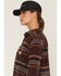 Image #2 - Carhartt Women's TENCEL&trade; Fiber Series Relaxed Fit Plaid Print Long Sleeve Flannel Shirt, Purple, hi-res