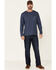 Image #2 - Ariat Men's Rebar Workman Full Coverage Graphic Long Sleeve Work T-Shirt, Slate, hi-res