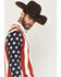 Image #2 - RANK 45&reg; Men's Ranger American Flag Long Sleeve Polo, Multi, hi-res