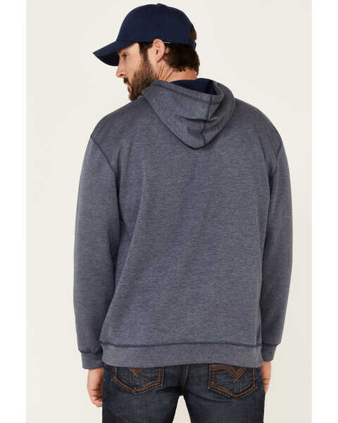 Image #5 - Tin Haul Men's Geometric Abstract Logo Hooded Sweatshirt , Blue, hi-res