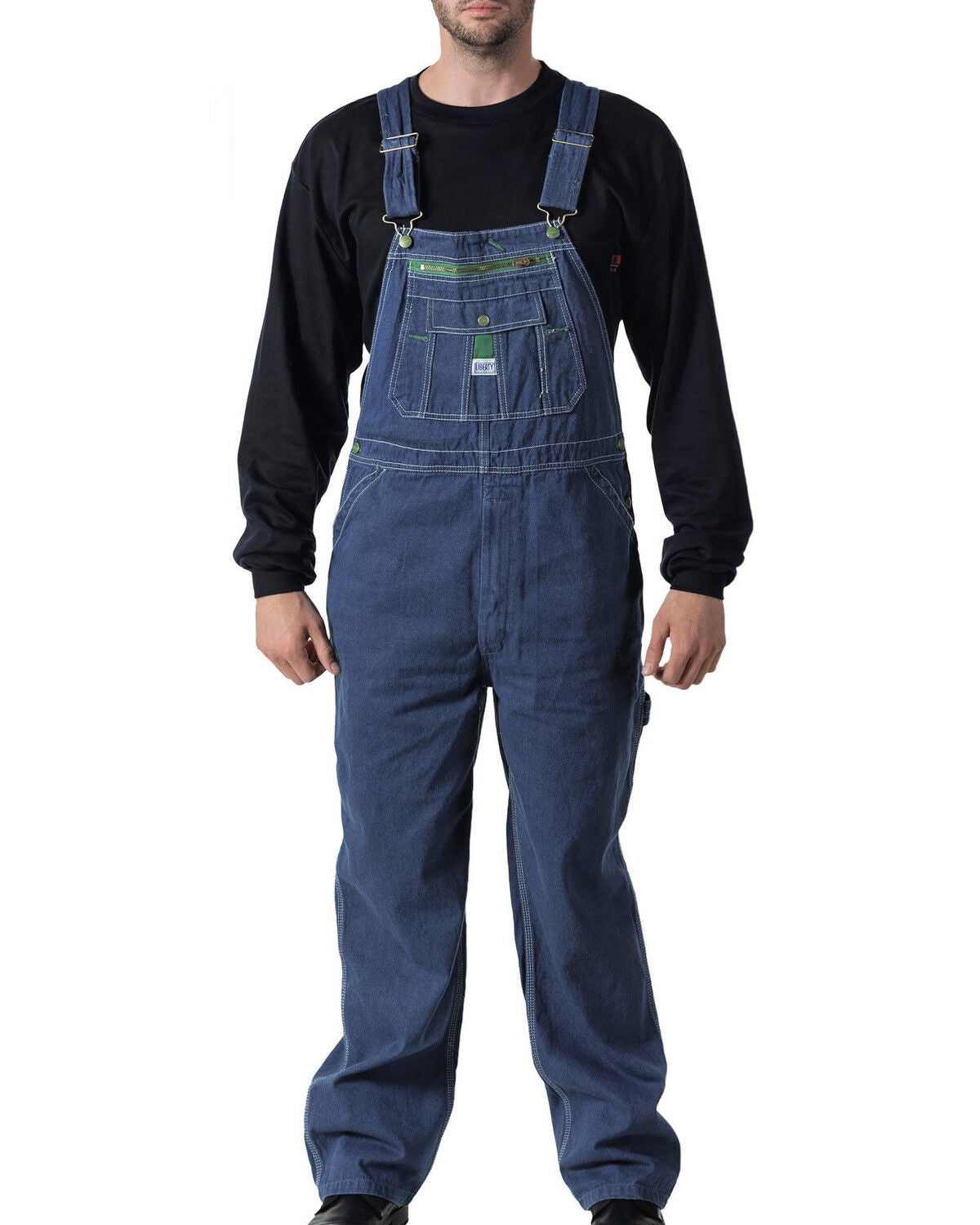 Coveralls: Denim Bib Overalls 