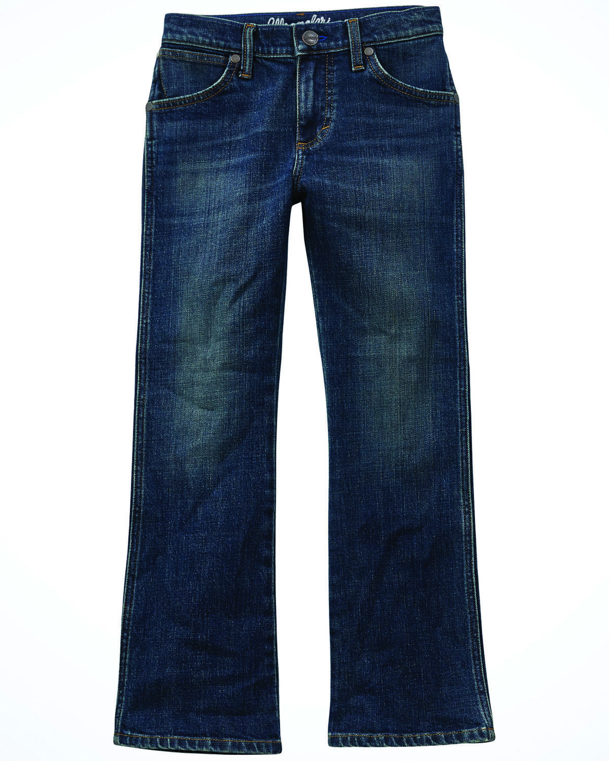 Image #2 - Wrangler Retro Little Boys' Slim Bootcut Stretch Denim Jeans, Blue, hi-res