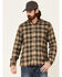 Image #1 - North River Men's Performance Plaid Long Sleeve Button-Down Western Shirt, Forest Green, hi-res