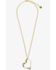Image #2 - Ink + Alloy Women's Hope Ribbon Open Heart Necklace, Multi, hi-res