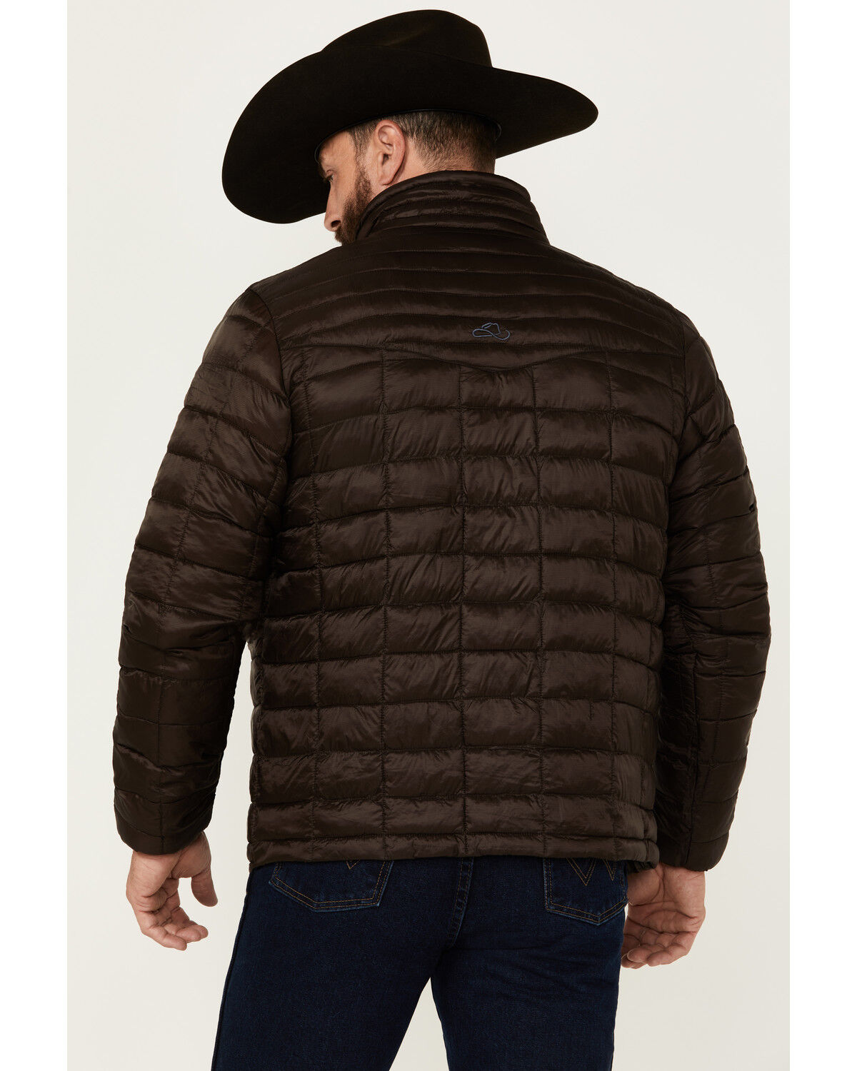 Image #4 - Resistol Men's Solid Brown Cold Bloq Zip-Front Insulated Jacket, Brown, hi-res