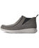 Image #2 - Ariat Men's Hilo Midway Slip-On Casual Shoes - Moc Toe, Grey, hi-res