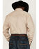 Image #4 - RANK 45® Men's Basic Twill Long Sleeve Button-Down Western Shirt - Tall, Tan, hi-res