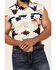 Image #3 - Cody James Men's Beer Run Southwestern Print Bubba Sleeveless Snap Western Shirt, Grey, hi-res