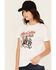 Image #2 - Troll Co Women's Can't Be Tamed Short Sleeve Graphic Tee, White, hi-res