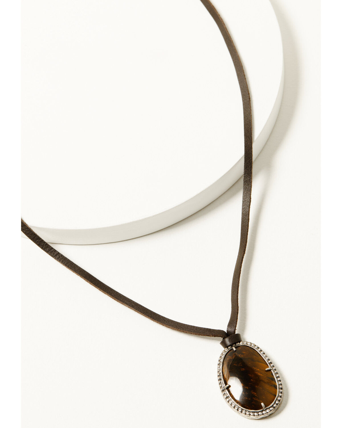 Image #1 - Shyanne Women's Americana Pendant Necklace, Brown, hi-res