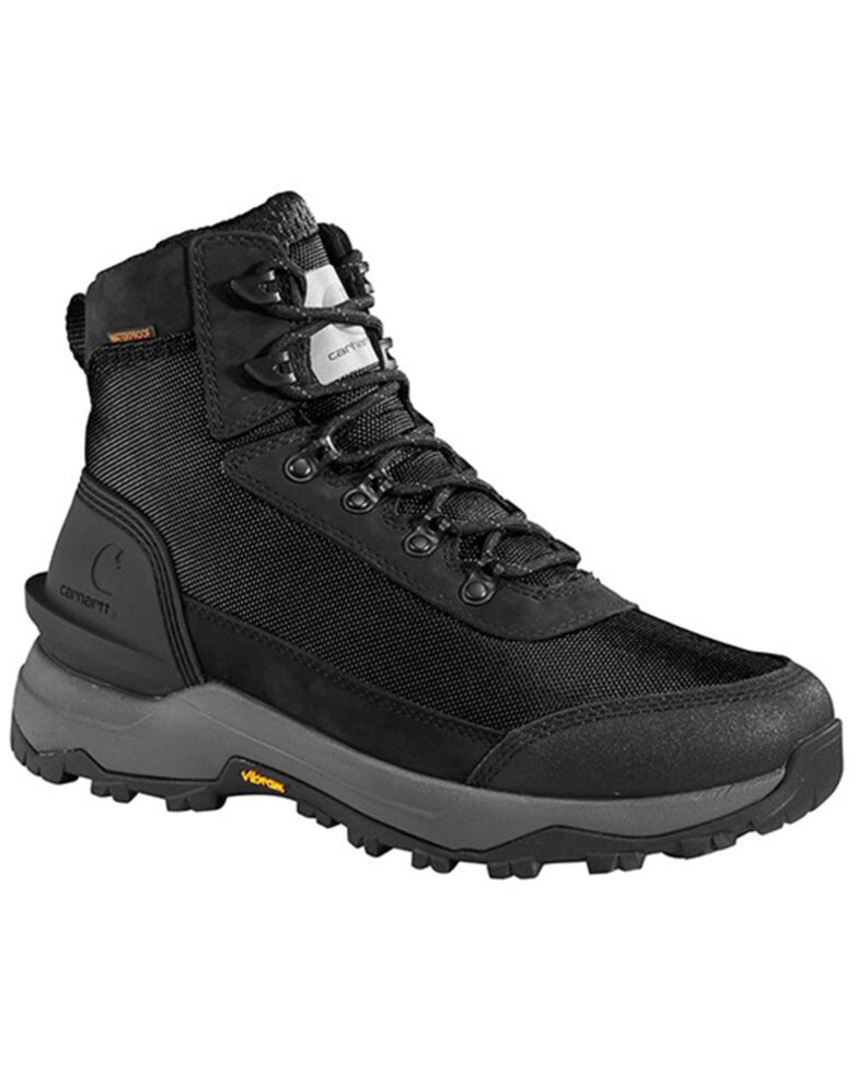 Carhartt Men's Outdoor Black 6" Lace Up Hiker Work Boot , Black, hi-res