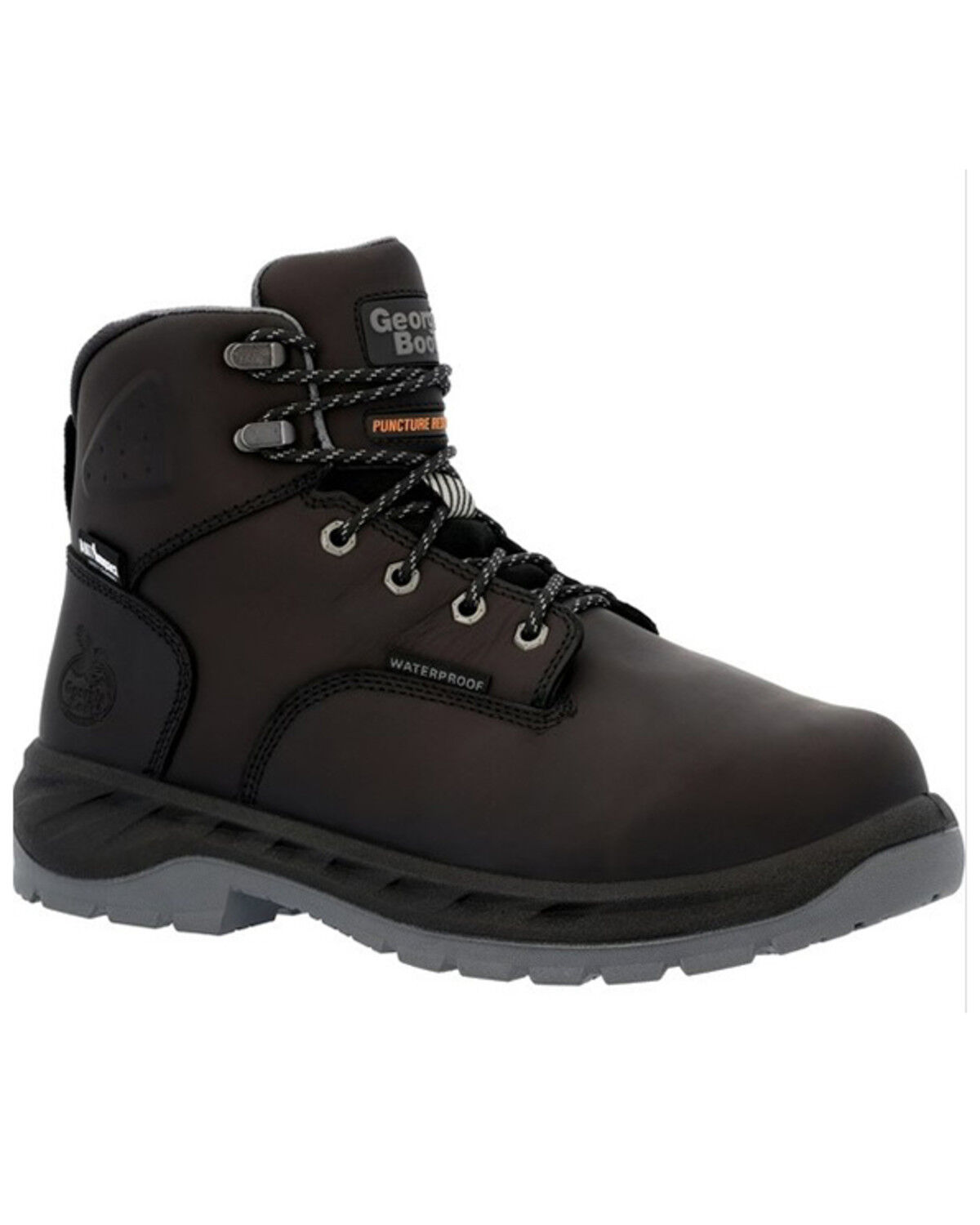 Image #1 - Georgia Boot Men's Puncture Resistant Internal Metatarsal Work Boots - Alloy Toe, Black, hi-res