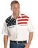 Scully American Flag Colorblock Western Shirt, Multi, hi-res