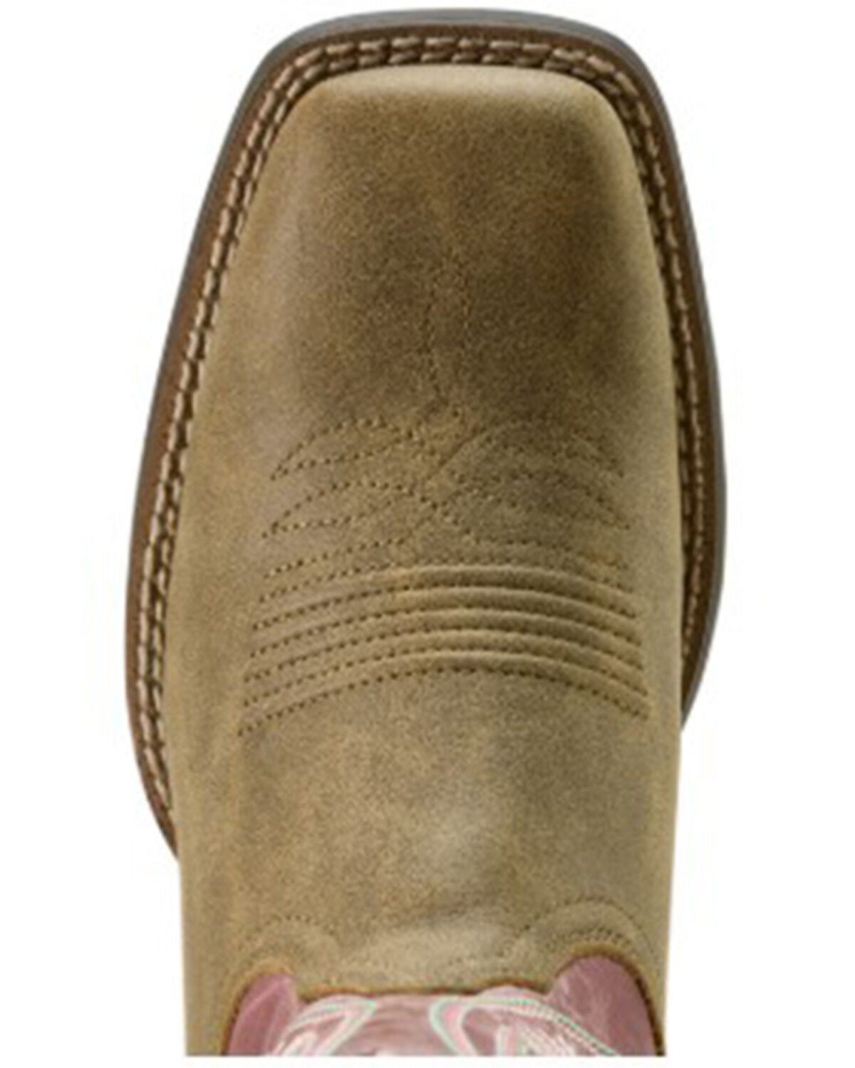Image #6 - Ariat Women's Round Up Ruidoso Performance Western Boots - Broad Square Toe, Brown, hi-res