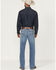 Image #3 - Ariat Men's M4 Medium Wash Relaxed Bootcut Stretch Denim Jeans - Big, Medium Wash, hi-res