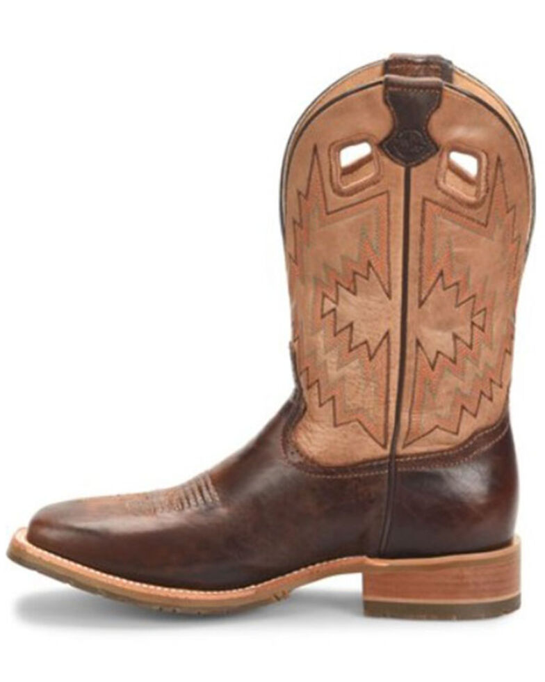Double H Men's Winston Western Boots - Wide Square Toe, Brown, hi-res