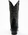Cody James Men's Exotic Ostrich Leg Western Boots - Medium Toe, Black, hi-res
