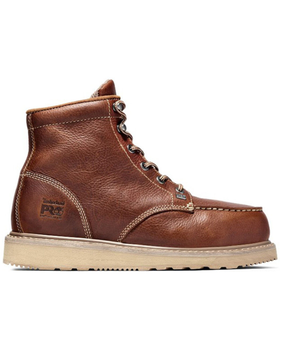 Image #2 - Timberland PRO Men's 6" Barstow Work Boots - Alloy Toe, Tan, hi-res