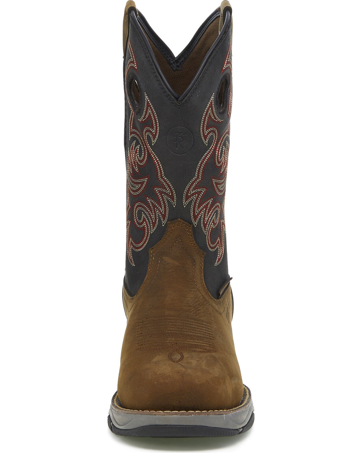 Image #3 - Tony Lama Men's Junction Waterproof Western Work Boots - Steel Toe, Brown, hi-res