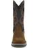 Image #3 - Tony Lama Men's Junction Waterproof Western Work Boots - Steel Toe, Brown, hi-res
